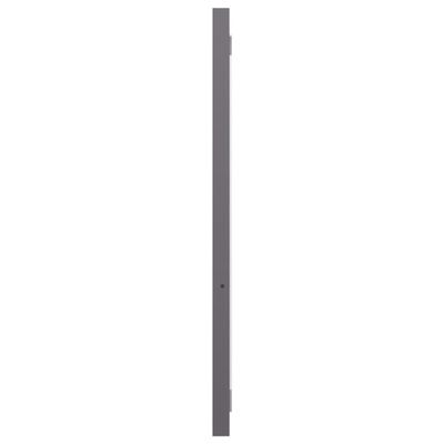 vidaXL Baderomsmøbelsett høyglanset grå sponplate