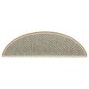 vidaXL Selvklebende trappematter sisal 30 stk 56x17x3 cm lysegrønn