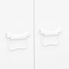 vidaXL Industriell garderobe hvit 90x50x180 cm metall