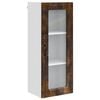 vidaXL Oppvaskmaskin-panel Kalmar R&oslash;kt eik 40 x 31 x 100 cm