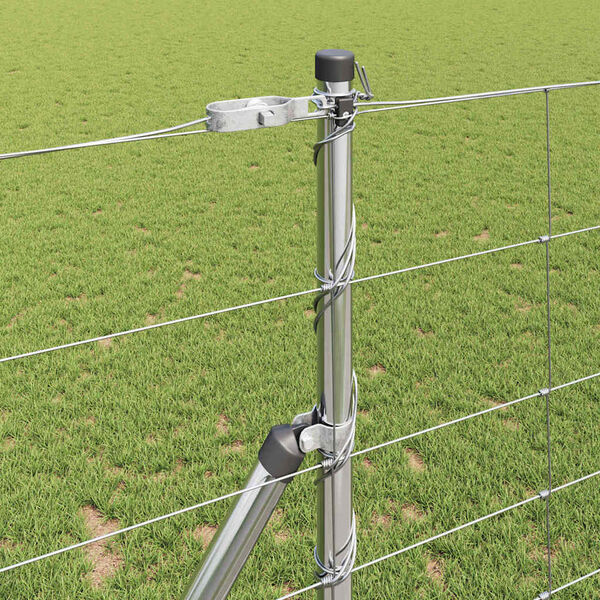 vidaXL Gjerdep&aring;le Galvanisert 25 x 1,2 m St&aring;l