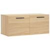 vidaXL Veggskap sonoma eik 80x36,5x35 cm konstruert tre