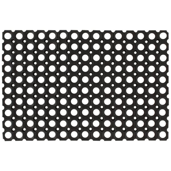 vidaXL Dørmatte rektangulær 40x60 cm gummi