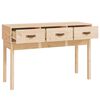 vidaXL Konsollbord 114x40x75 cm heltre furu