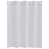 vidaXL Voile Gardin med gardiner 2 pcs Lysegrå 140 x 140 cm Polyester