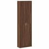 vidaXL Garderobeskap Brun Eik 55 x 25 x 189 cm Konstruert tre