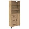 vidaXL H&oslash;yskap Artisan Eik 69,5 x 34 x 180 cm Konstruert tre