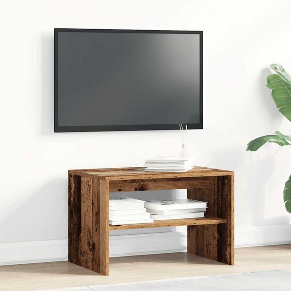 vidaXL TV-benk gammelt tre 60x40x40 cm konstruert tre
