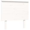 vidaXL Sengeramme med hodegavl hvit 90x200 cm heltre