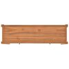 vidaXL Skrivebord med skuffer 120x40x75 cm heltre teak