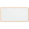 vidaXL Magnetisk whiteboardtavle med ramme i heltre furu 60x30 cm