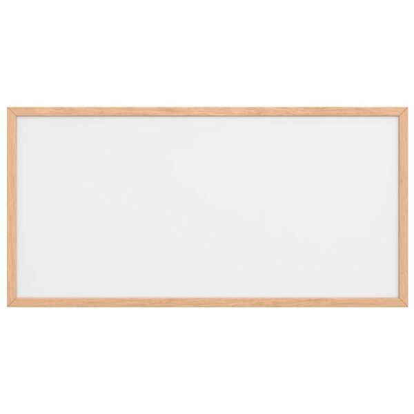vidaXL Magnetisk whiteboardtavle med ramme i heltre furu 60x30 cm