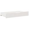vidaXL Sengeskuffer 2 stk hvit 95x55x17 cm heltre furu
