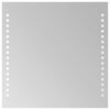 vidaXL Baderomsspeil med LED 30x30 cm