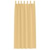 vidaXL Mørkleggende Gardiner med Ringer 2 pcs Beige 260 x 140 cm
