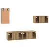 vidaXL TV-benksett 4 pcs artisan eik 30.5 x 30 x 60 cm Konstruert tre
