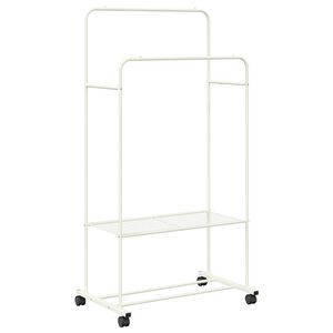 vidaXL Klesstativ Hvit 80 x 53 x 156 cm