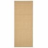 vidaXL Teppe naturlig sisal 80x200 cm