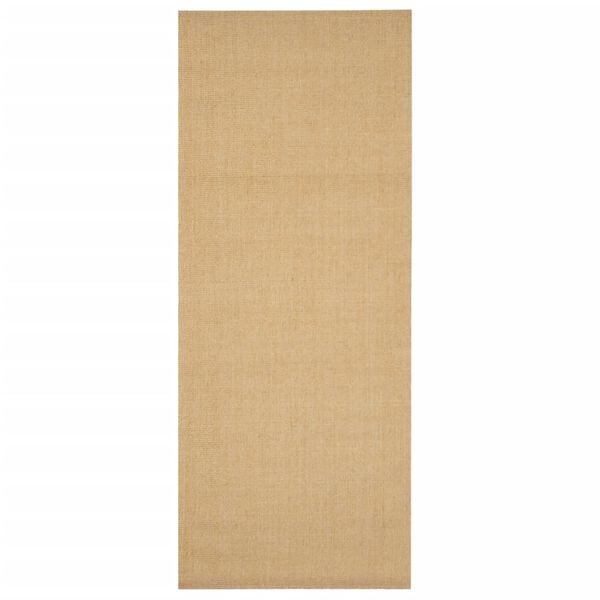 vidaXL Teppe naturlig sisal 80x200 cm