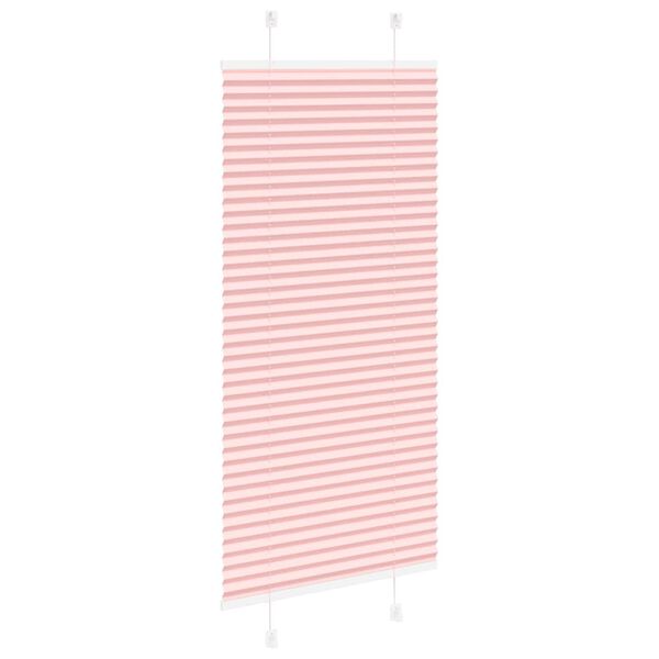 vidaXL plisségardin Rosa 60x150 cm Stoff Bredde 59,4 cm Polyester
