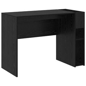vidaXL Skrivebord Svart Eik Konstruert tre 109 x 50 x 78 cm