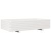 vidaXL Plantekasse hvit 110x60x26,5 cm heltre furu