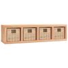 vidaXL Vegghylle med kurver 62x18x16 cm heltre valn&oslash;tt