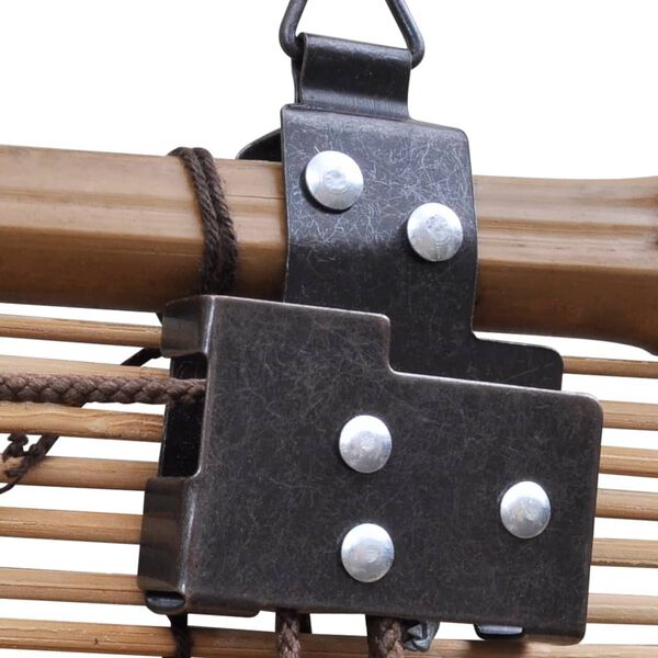 vidaXL Rullegardiner brun bambus 120 x 160 cm