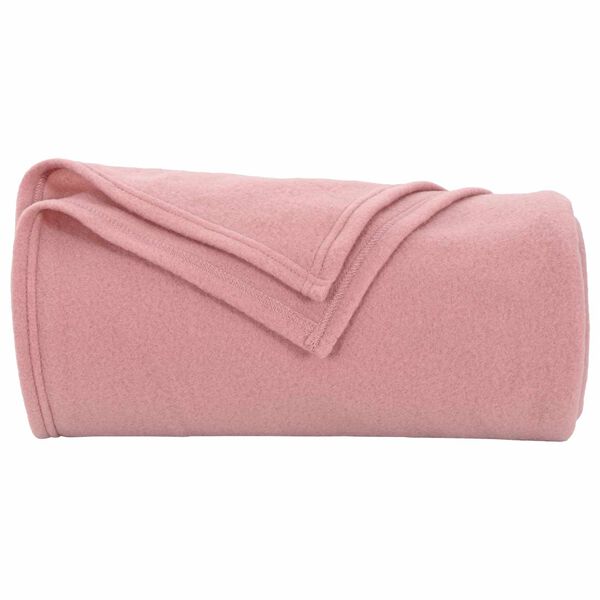 vidaXL Kastteppe Rosa 200 x 150 cm Fleece