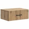 vidaXL Vegghengt Nattbord Artisan eik 49 x 34,5 x 20 cm Konstruert tre