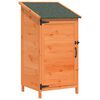 vidaXL Hagehus Brun 59 x 56 x 113,5 cm Konstruert tre