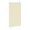 vidaXL pliss&eacute;gardin krem 70x150 cm Stoff Bredde 69,4 cm Polyester