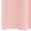 vidaXL Voile gardiner med stanglommer 2 stk rosa