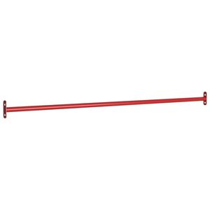 vidaXL Svingstang 125 cm st&aring;l r&oslash;d