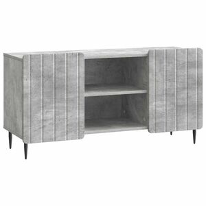 vidaXL TV-skap Betonggr&aring; 102 x 34,5 x 52 cm Konstruert tre