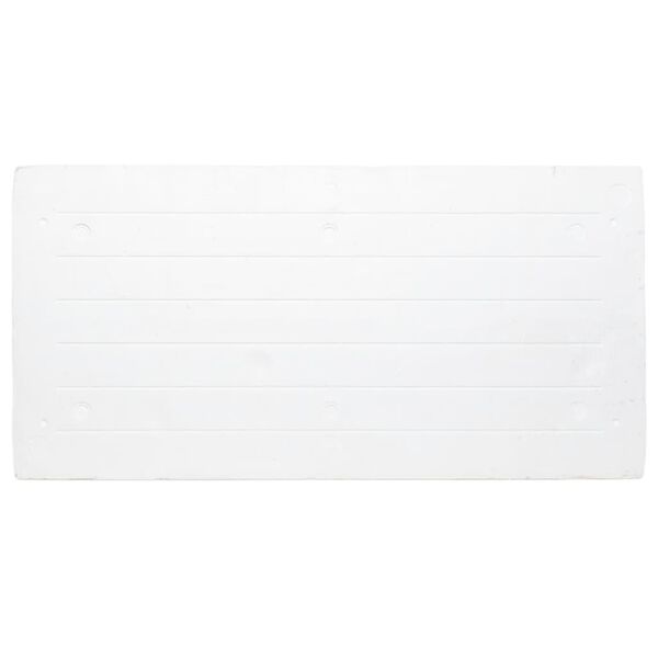 vidaXL 3D-veggpaneler 10 stk lysegrå 100x50 cm EPS