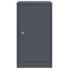 vidaXL postkasse med lagring med dør Antrasitt 30 x 20 x 55 cm Stål