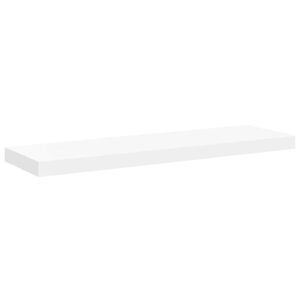 vidaXL Flytende vegghylle hvit 80x23,5x3,8 cm MDF