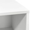 vidaXL LED sideboard Hvit 71 x 34,5 x 75 cm Konstruert tre