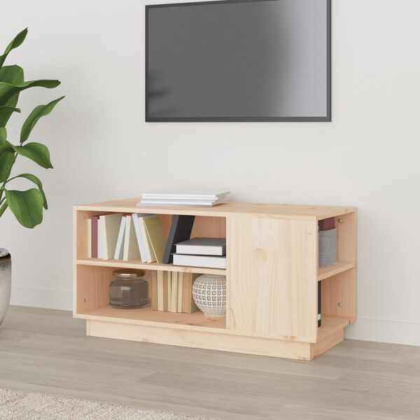 vidaXL TV-benk 80x35x40,5 cm heltre furu