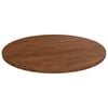 vidaXL Rund bordplate m&oslash;rkebrun &Oslash;50x1,5 cm behandlet heltre eik