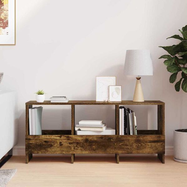 vidaXL Magasinreol R&oslash;kt eik 102 x 30 x 45 cm