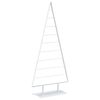 vidaXL Metall juletre KUOPIO 210 cm St&aring;l Hvit