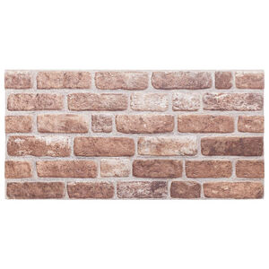 vidaXL 3D-veggpaneler 10 stk brun 100x50 cm EPS