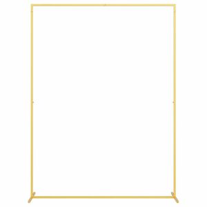 vidaXL Bryllupsbue Gull 150 x 49,5 x 200 cm St&aring;l
