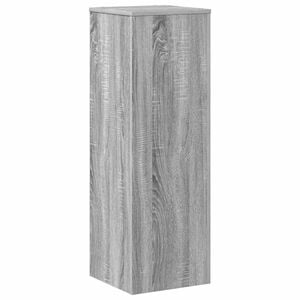vidaXL Plantestativ gr&aring; sonoma 33x33x100 cm konstruert tre