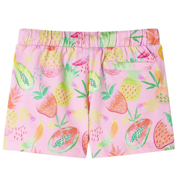 Barneshorts med snor myk rosa 104