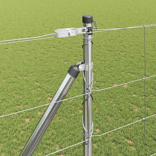 vidaXL Gjerdepåle Galvanisert 25 x 1,6 m Stål