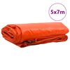 vidaXL Presenning 650g / m² Oransje 5 x 7 m Lerret med PVC-belegg