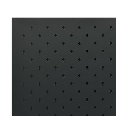 vidaXL Romdeler 4 paneler 2 stk svart 160x180 cm stål